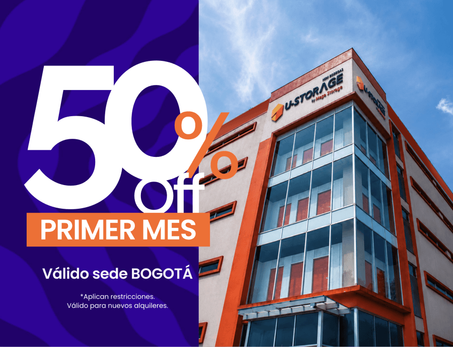 Self storage in Colombia — 50% off first month at U-Storage | Mini Bodegas en Arriendo